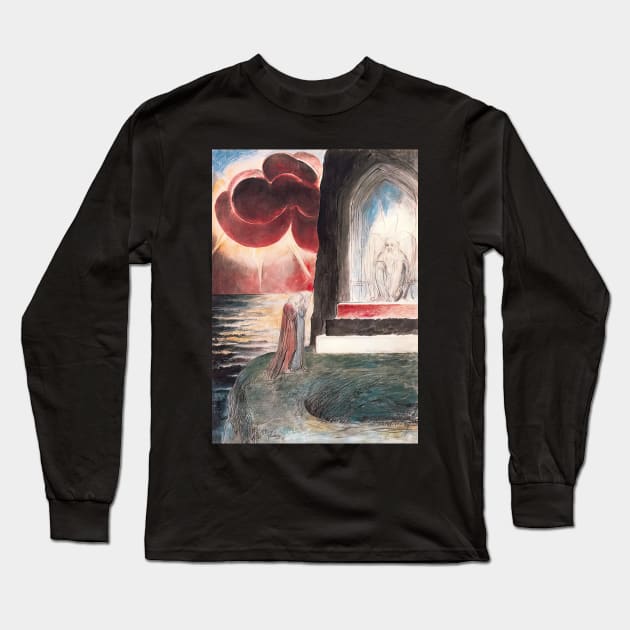 illustration to dante s divine comedy purgatory - William Blake Long Sleeve T-Shirt by Kollagio